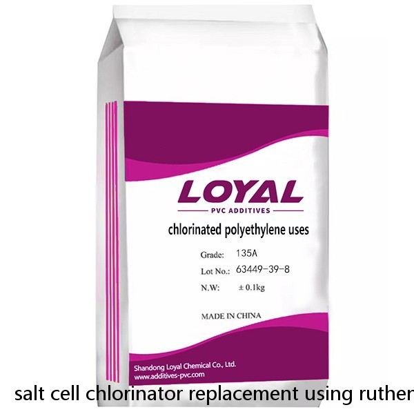 salt cell chlorinator replacement using ruthenium coated titanium electrode plate