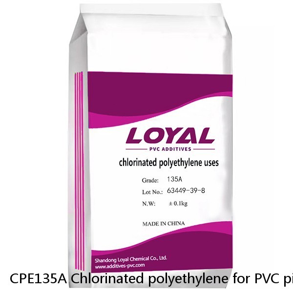 CPE135A Chlorinated polyethylene for PVC pipes good quality Made in China
