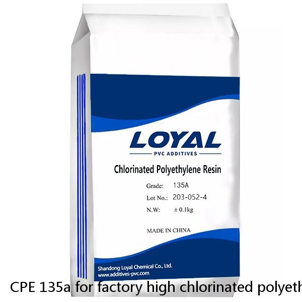 CPE 135a for factory high chlorinated polyethylene resin
