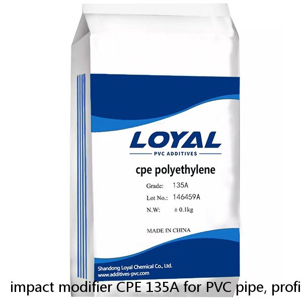 impact modifier CPE 135A for PVC pipe, profile,PVC window or door