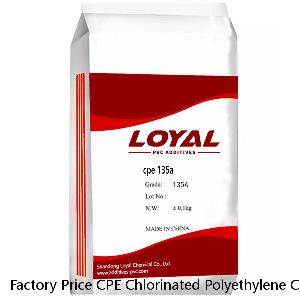 Factory Price CPE Chlorinated Polyethylene CPE 135A Use for Toughness Rubber