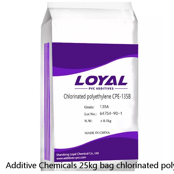 Additive Chemicals 25kg bag chlorinated polyethylene cpe-135a