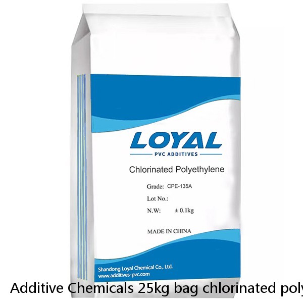 Additive Chemicals 25kg bag chlorinated polyethylene cpe-135a