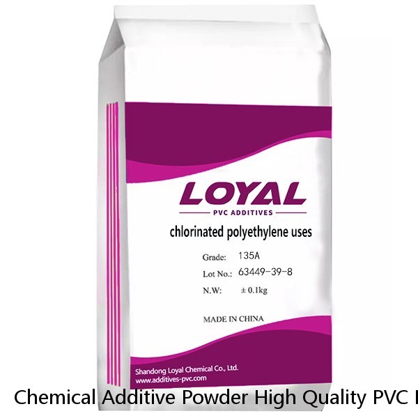 Chemical Additive Powder High Quality PVC Pipes Raw Material Chlorinated Polyethylene CPE 135B