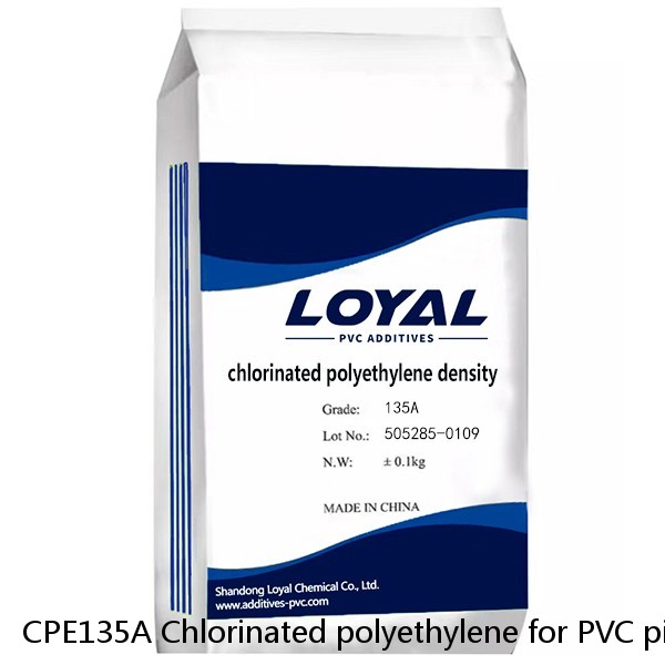 CPE135A Chlorinated polyethylene for PVC pipes good quality Made in China